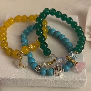 Colorful Beaded Bracelet Set